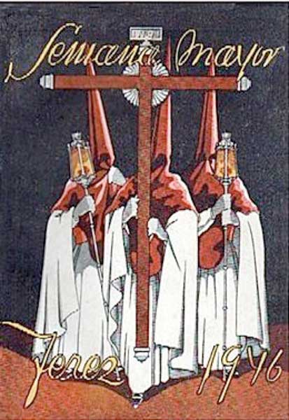 Cartel de la Semana Santa de Jerez de la Frontera de 1946