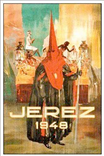 Cartel de la Semana Santa de Jerez de la Frontera de 1948