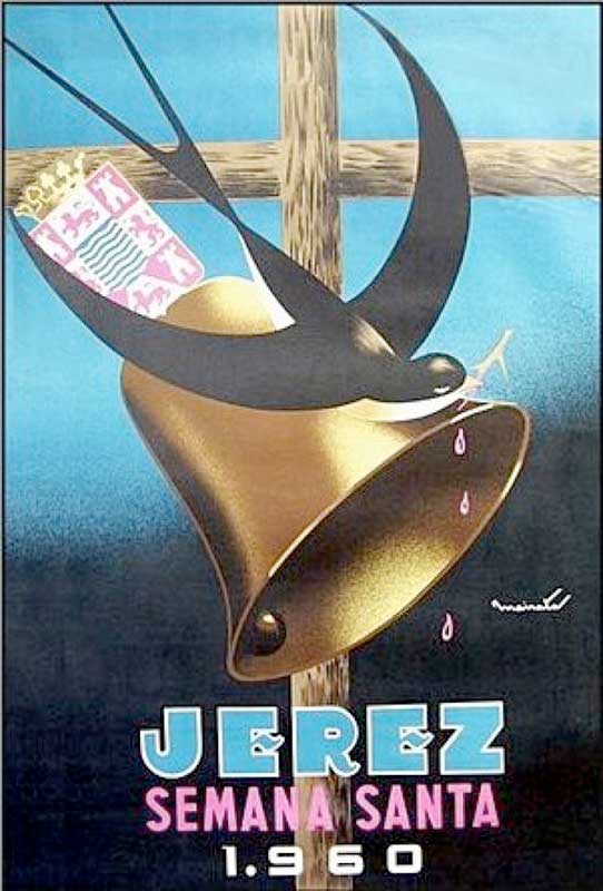 Cartel de la Semana Santa de Jerez de la Frontera de 1960