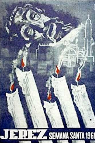 Cartel de la Semana Santa de Jerez de la Frontera de 1961
