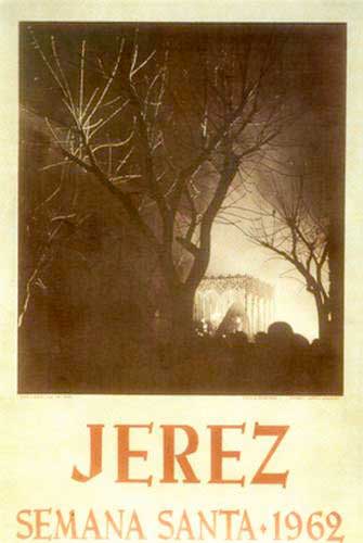 Cartel de la Semana Santa de Jerez de la Frontera de 1962
