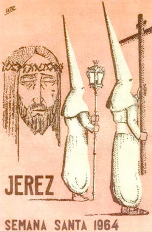 Cartel de la Semana Santa de Jerez de la Frontera de 1964