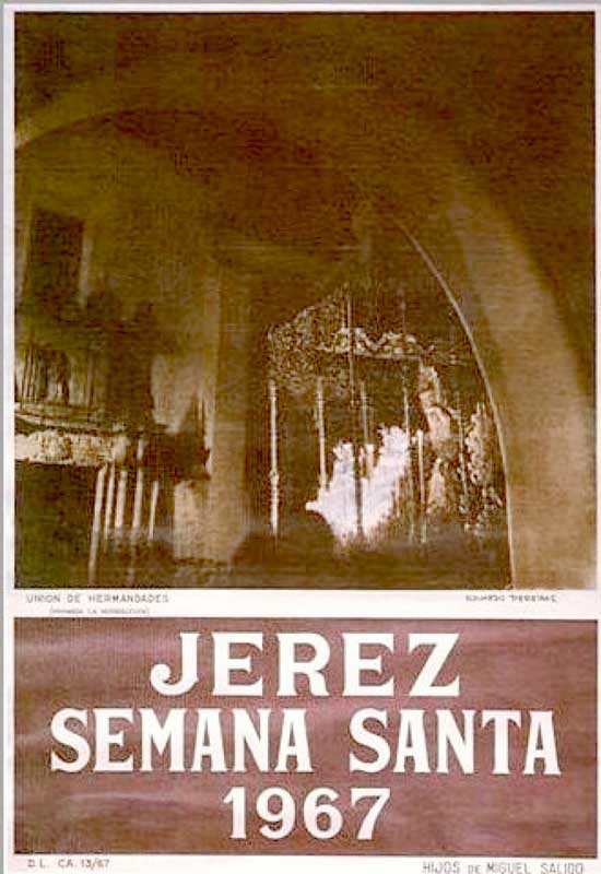 Cartel de la Semana Santa de Jerez de la Frontera de 1967