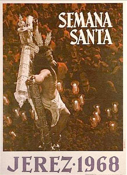 Cartel de la Semana Santa de Jerez de la Frontera de 1968