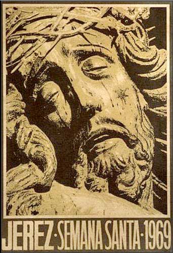 Cartel de la Semana Santa de Jerez de la Frontera de 1969