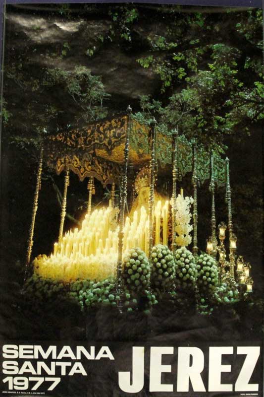Cartel de la Semana Santa de Jerez de la Frontera de 1977