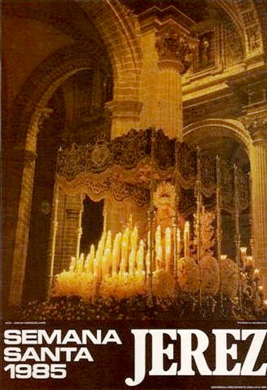 Cartel de la Semana Santa de Jerez de la Frontera de 1985