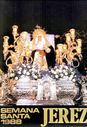 Cartel de la Semana Santa de Jerez de la Frontera de 1988