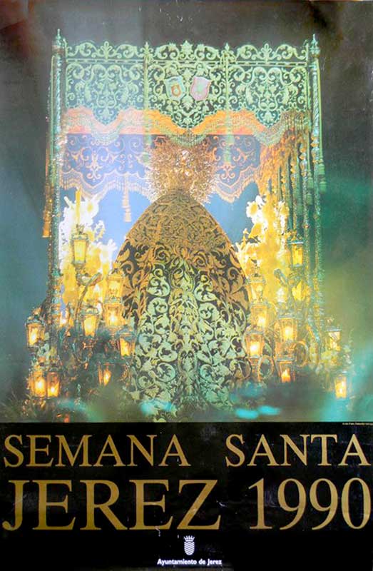 Cartel de la Semana Santa de Jerez de la Frontera de 1990