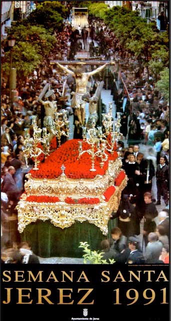 Cartel de la Semana Santa de Jerez de la Frontera de 1991