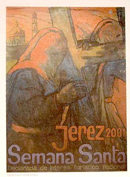 Cartel de la Semana Santa de Jerez de la Frontera de 2001