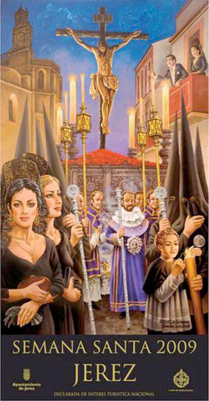 Cartel de la Semana Santa de Jerez de la Frontera de 2009