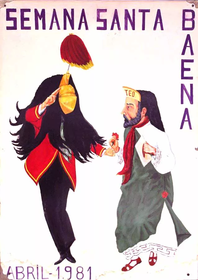 Cartel de la Semana Santa de Baena de 1981