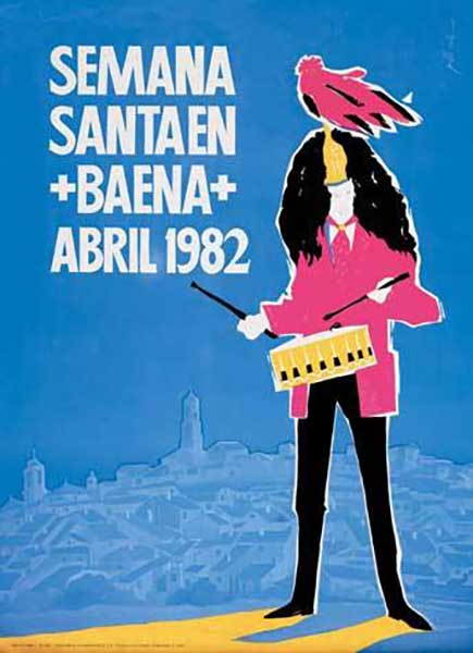 Cartel de la Semana Santa de Baena de 1982