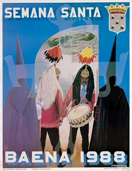 Cartel de la Semana Santa de Baena de 1988