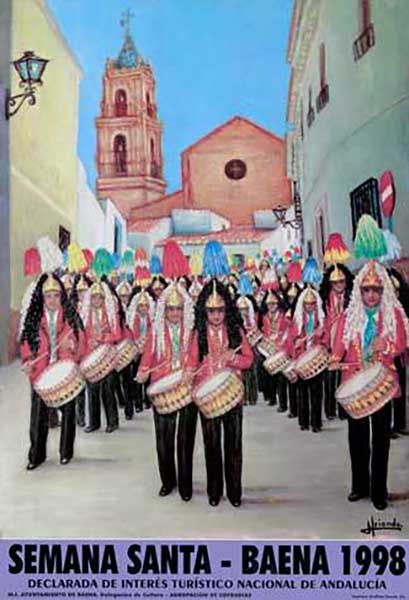 Cartel de la Semana Santa de Baena de 1998