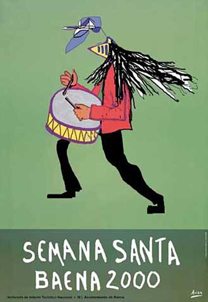 Cartel de la Semana Santa de Baena de 2000