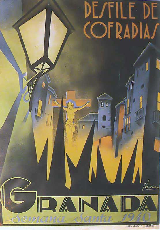 Cartel de la Semana Santa de Granada de 1940
