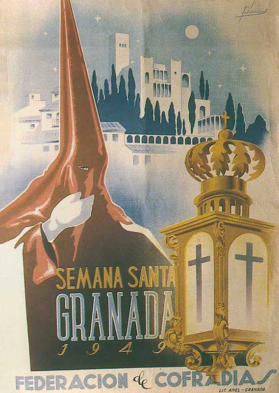 Cartel de la Semana Santa de Granada de 1949