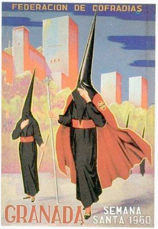 Cartel de la Semana Santa de Granada de 1960