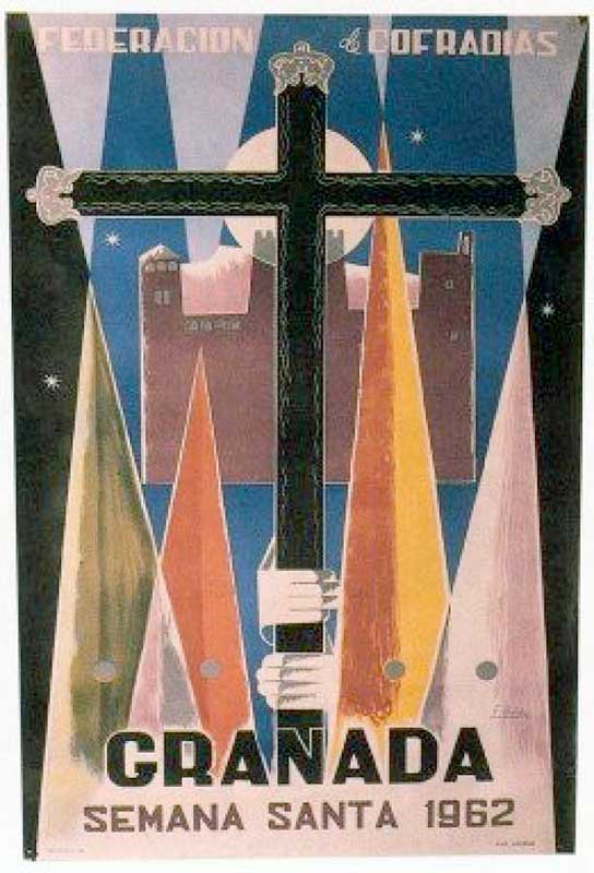 Cartel de la Semana Santa de Granada de 1962