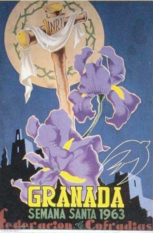 Cartel de la Semana Santa de Granada de 1963