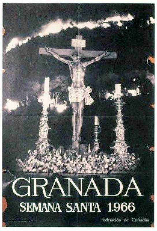 Cartel de la Semana Santa de Granada de 1966