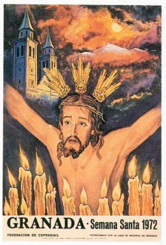 Cartel de la Semana Santa de Granada de 1972