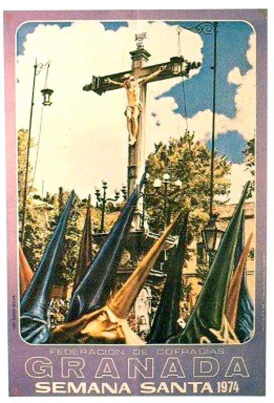 Cartel de la Semana Santa de Granada de 1974