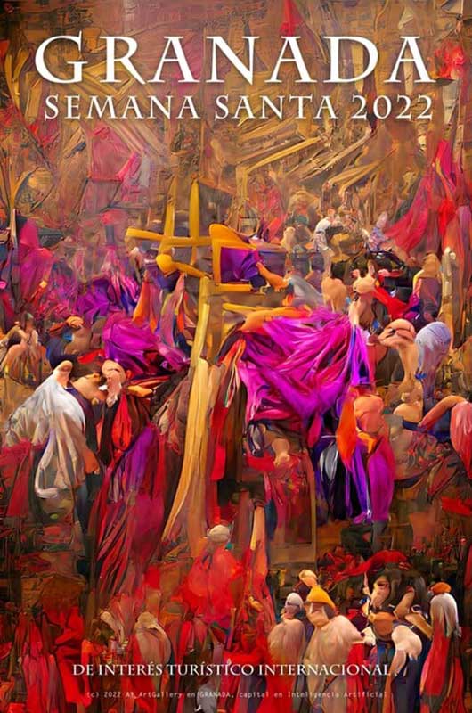 Cartel de la Semana Santa de Granada de 2022