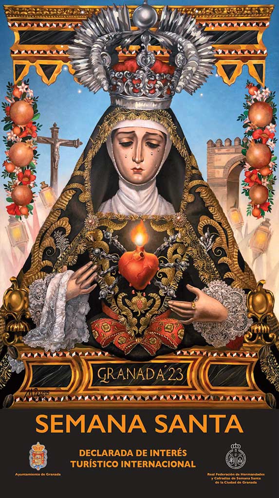Cartel de la Semana Santa de Granada de 2023