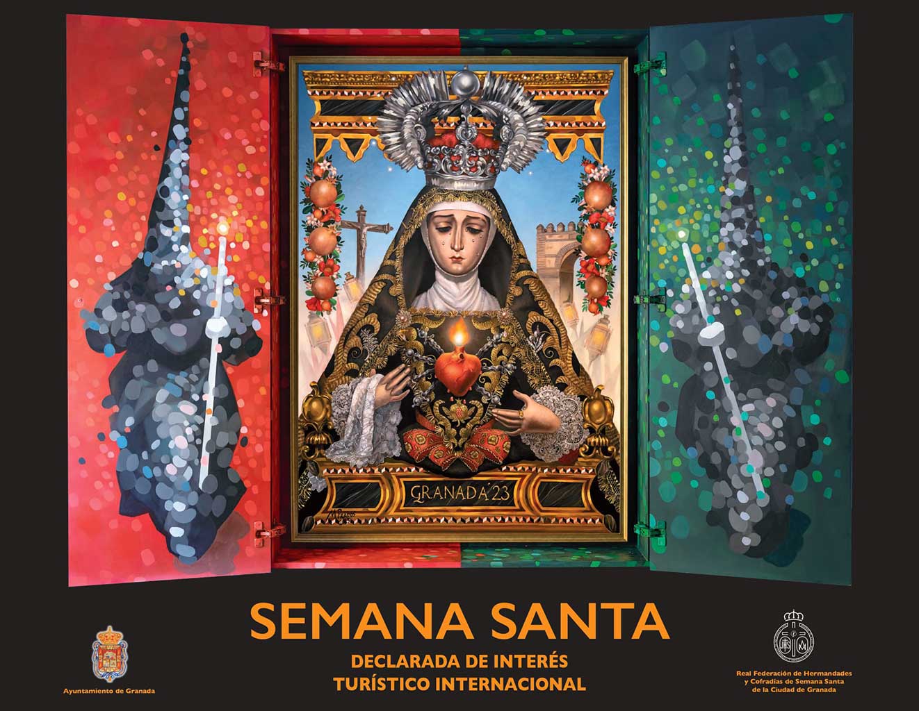 Cartel de la Semana Santa de Granada de 2023