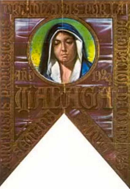 Cartel de la Semana Santa de Málaga de 1924
