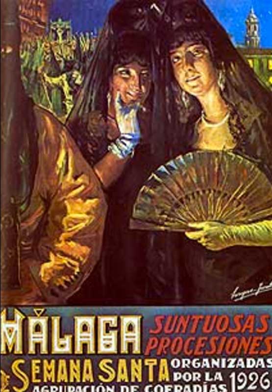 Cartel de la Semana Santa de Málaga de 1926