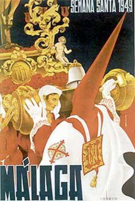 Cartel de la Semana Santa de Málaga de 1949