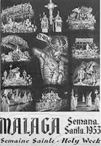 Cartel de la Semana Santa de Málaga de 1953