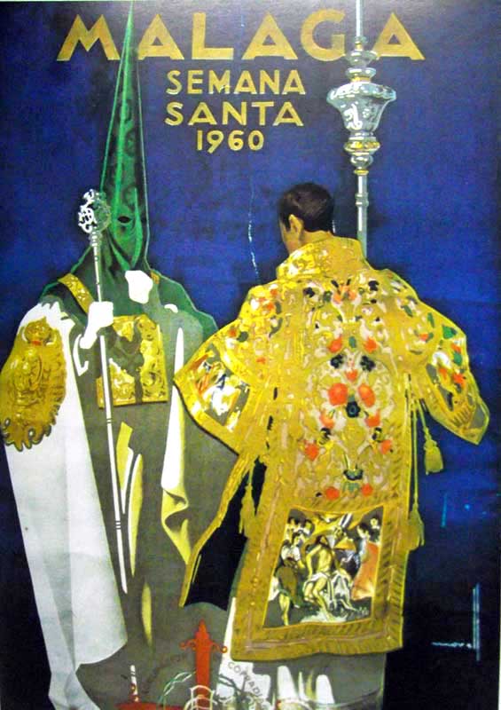 Cartel de la Semana Santa de Málaga de 1960