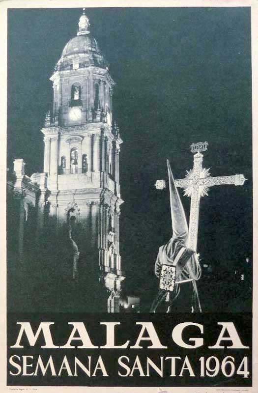 Cartel de la Semana Santa de Málaga de 1964