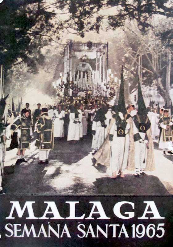 Cartel de la Semana Santa de Málaga de 1965