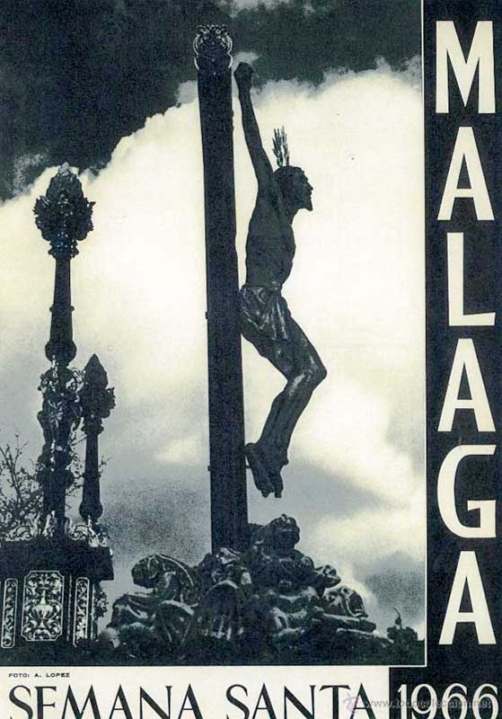 Cartel de la Semana Santa de Málaga de 1966