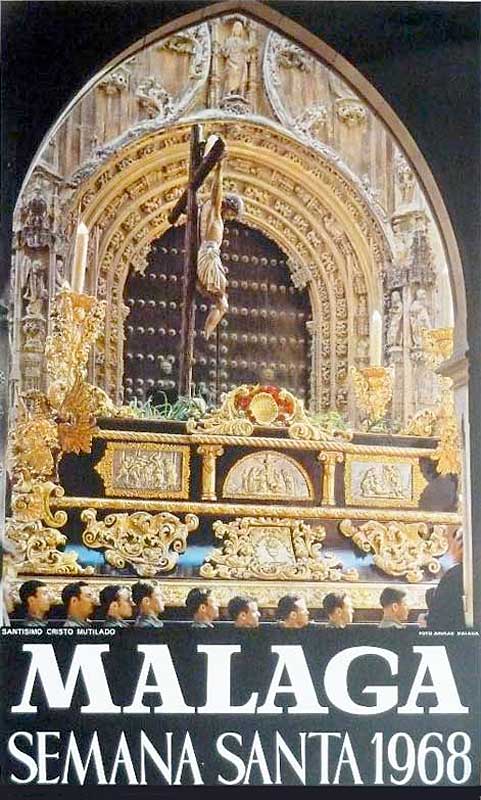 Cartel de la Semana Santa de Málaga de 1968
