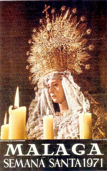 Cartel de la Semana Santa de Málaga de 1971