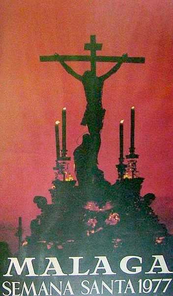 Cartel de la Semana Santa de Málaga de 1977