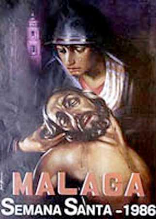 Cartel de la Semana Santa de Málaga de 1986