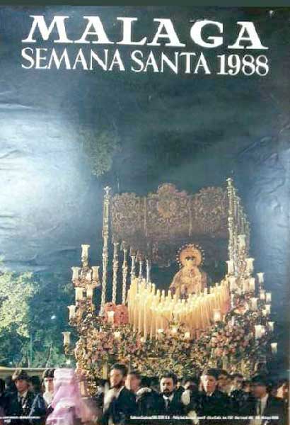 Cartel de la Semana Santa de Málaga de 1988