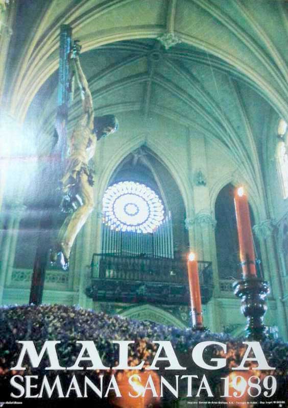 Cartel de la Semana Santa de Málaga de 1989