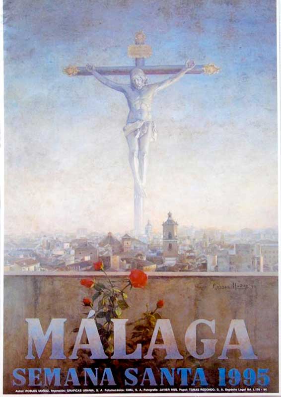Cartel de la Semana Santa de Málaga de 1995