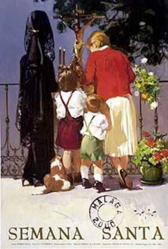 Cartel de la Semana Santa de Málaga de 2000