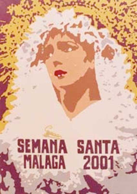 Cartel de la Semana Santa de Málaga de 2001