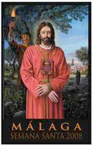 Cartel de la Semana Santa de Málaga de 2008